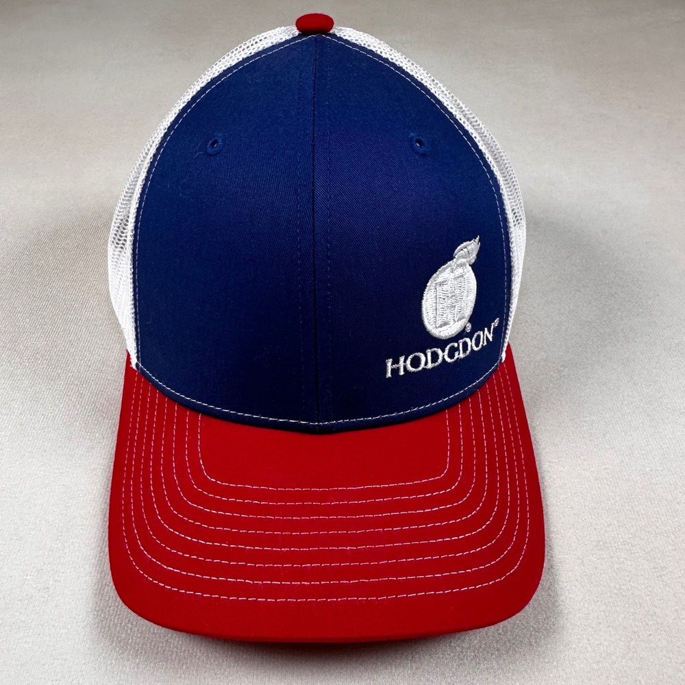 Hodgdon Powder Richardson Trucker Hat Red White Blue Mesh Snapback Cap